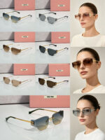 ⁦MIU MIU MU 176AV Sunglasses⁩ – תמונה ⁦2⁩