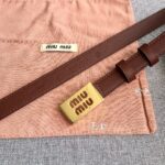 ⁦MIUMIU BELT⁩ – תמונה ⁦4⁩