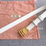 ⁦MIUMIU BELT⁩ – תמונה ⁦4⁩